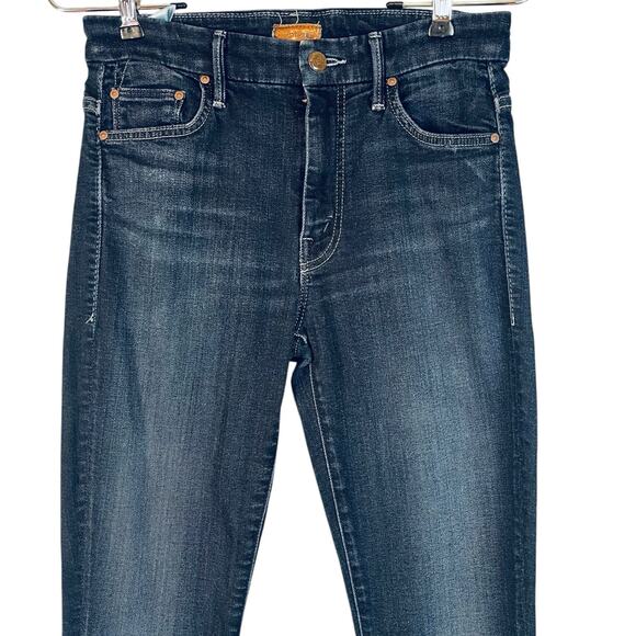 Mother Denim High Waisted Looker Skinny Jeans in Coffee Tea or Me Size 27 - Picture 7 of 11